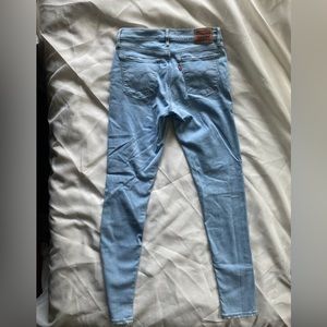 Levi’s 710’s acid washed skinny jeans size 28
